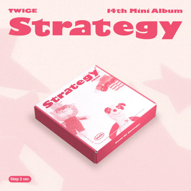 TWICE - 14TH MINI ALBUM [STRATEGY] + 1 SET OF POB PHOTOCARD – K
