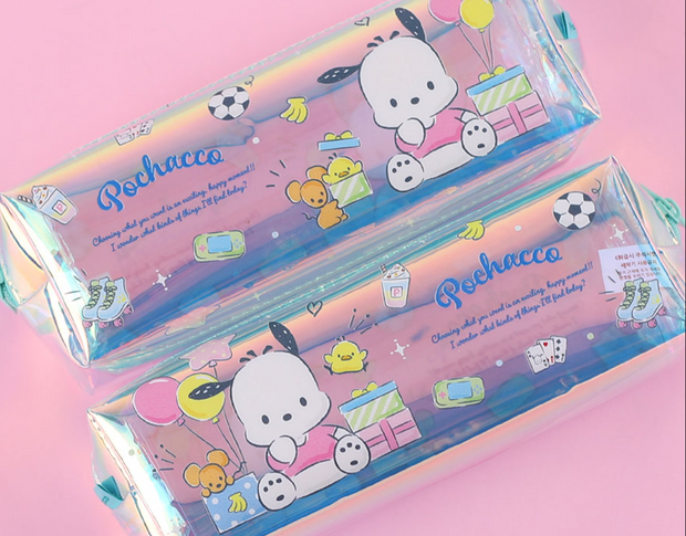 SANRIO - HOLOGRAM SQUARE PENCIL CASE