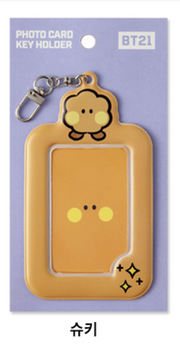 BT21 PHOTO CARD KEY HOLDER/ OFFICIAL