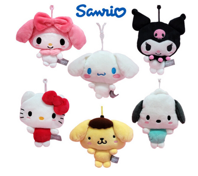 [SANRIO] BIG FACE CLIP ON  POUCH / official