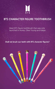 BTS OFFICIAL TINYTAN TOOTHBRUSH & HOLDER SET - K Pop Pink Store