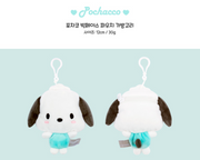 [SANRIO] BIG FACE CLIP ON  POUCH / official