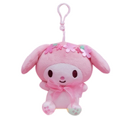 [SANRIO]  CHERRY BLOSSOM CLIP ON KEYRING/ official