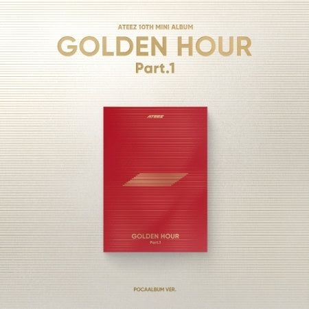 ( PRE ORDER ) ATEEZ-10TH MINI ALBUM [GOLDEN HOUR: PART 1] (POCAALBUM VER.)