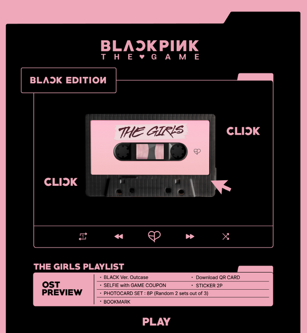 BLACKPINK - OST [THE GIRLS] Reve ver. (DIGITAL VERSION) (BLACK)
