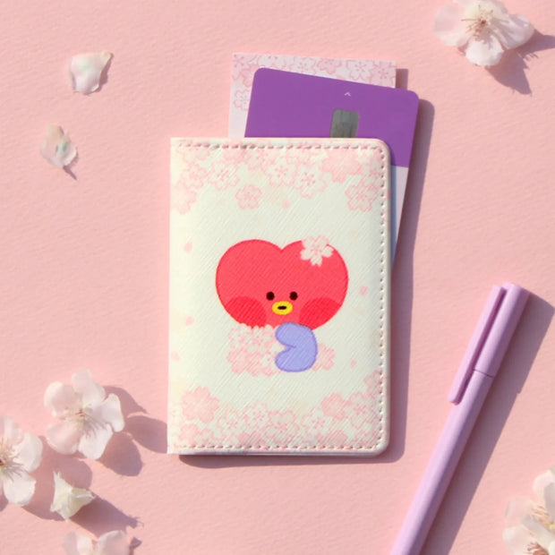 BT21 OFFICIAL CHERRY BLOSSOM CARD CASE