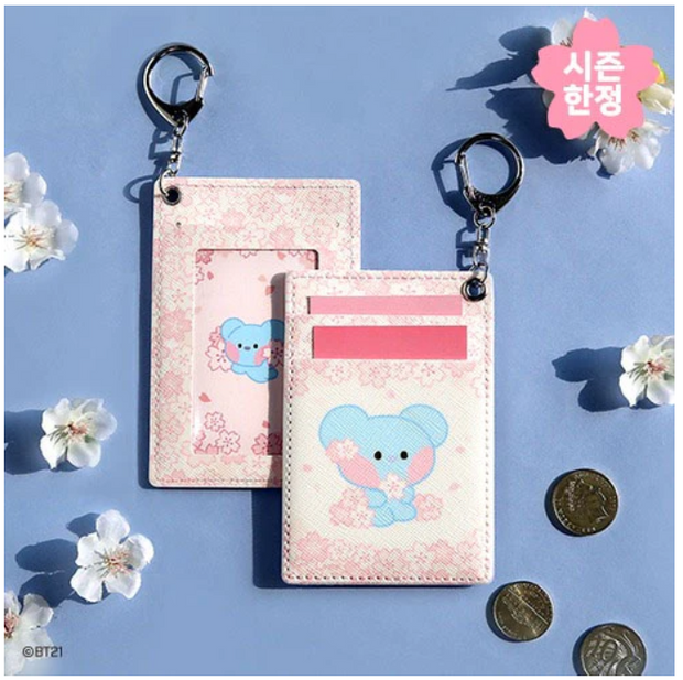 BT21 CHERRY BLOSSOM CARD HOLDER/ official