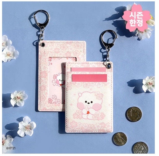 BT21 CHERRY BLOSSOM CARD HOLDER/ official