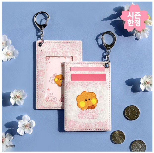 BT21 CHERRY BLOSSOM CARD HOLDER/ official