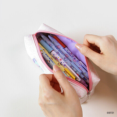 BT21 - CHERRY BLOSSOM PEN POUCH/ official