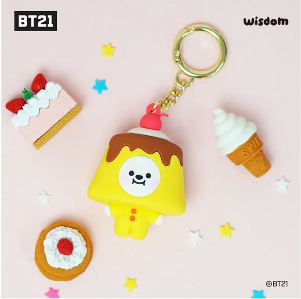 BT21 SWEET THINGS FIGURE KEYRING/ OFFICIAL