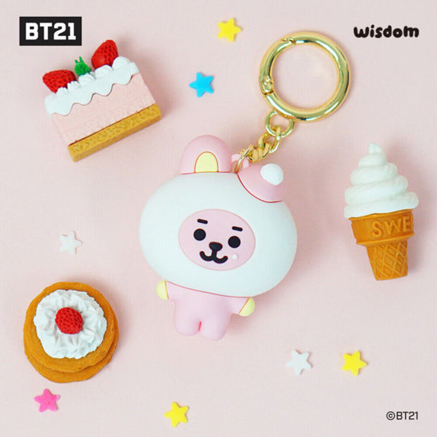 BT21 SWEET THINGS FIGURE KEYRING/ OFFICIAL