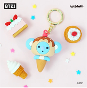 BT21 SWEET THINGS FIGURE KEYRING/ OFFICIAL