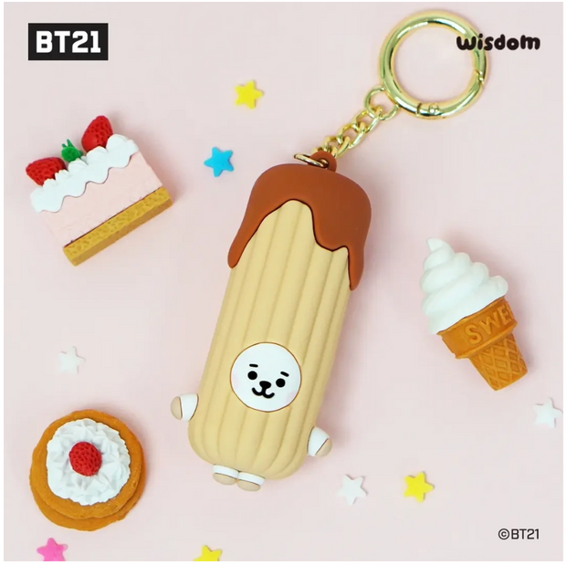 BT21 SWEET THINGS FIGURE KEYRING/ OFFICIAL