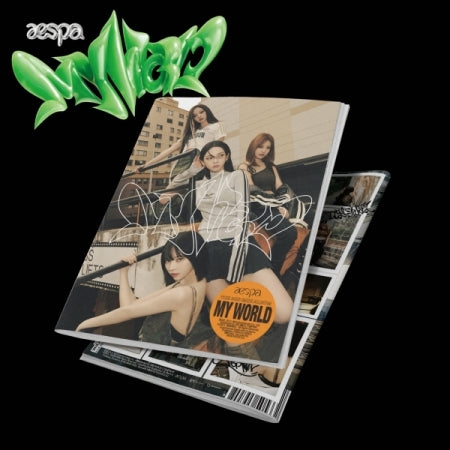 AESPA- MY WORLD (3RD MINI ALBUM) [TABLOID VER.] (RANDOM 1 OUT OF 2 TYPE)