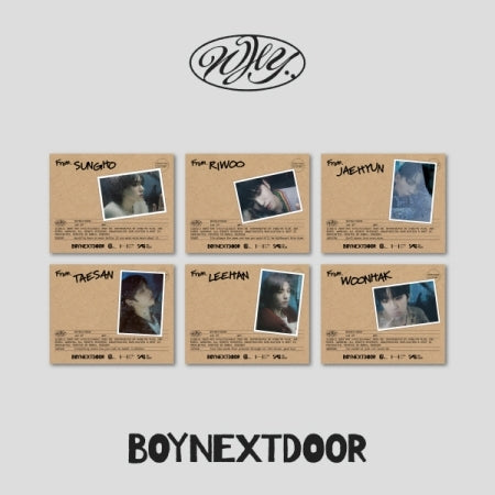 BOYNEXTDOOR 1ST EP ALBUM WHY [ LETTER VER ]/ RANDOM
