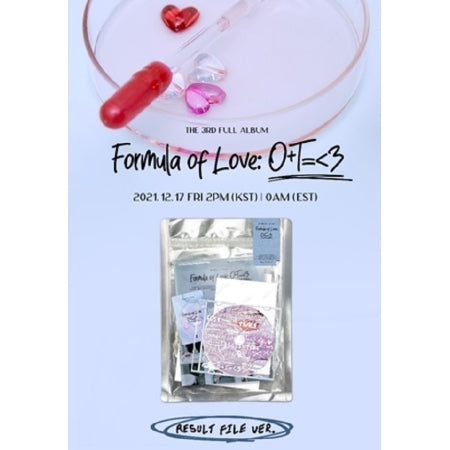 TWICE - 3ST  [Formula of Love:O+T=<3] Result file ver. - K Pop Pink Store