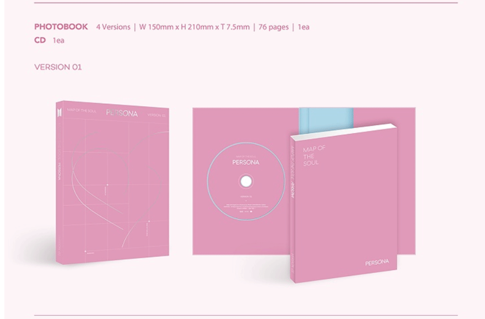 BTS - 6TH MINI ALBUM [MAP OF THE SOUL: PERSONA] – K Pop Pink Store