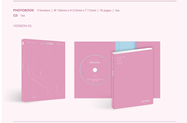 BTS - 6th Mini Album - [MAP OF THE SOUL: PERSONA] - K Pop Pink Store