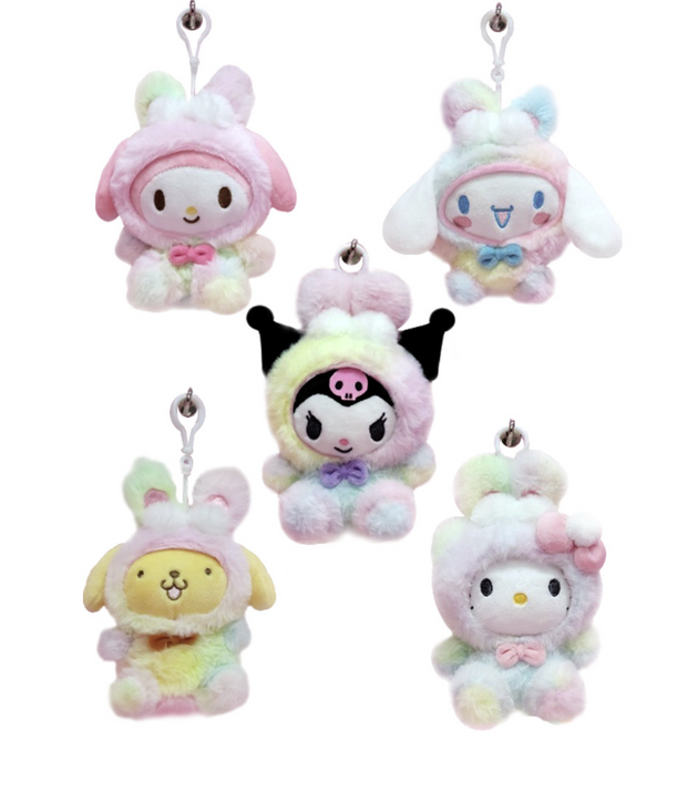 [SANRIO] RAINBOW CLIP ON PLUSH/ OFFICIAL