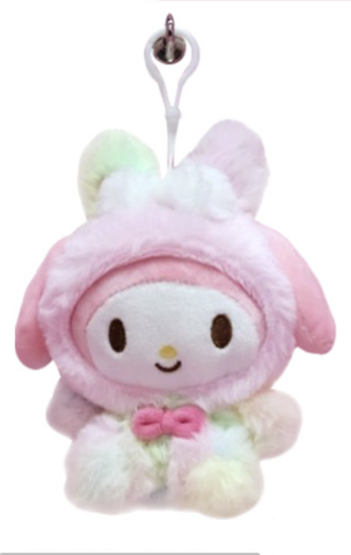 [SANRIO] RAINBOW CLIP ON PLUSH/ OFFICIAL