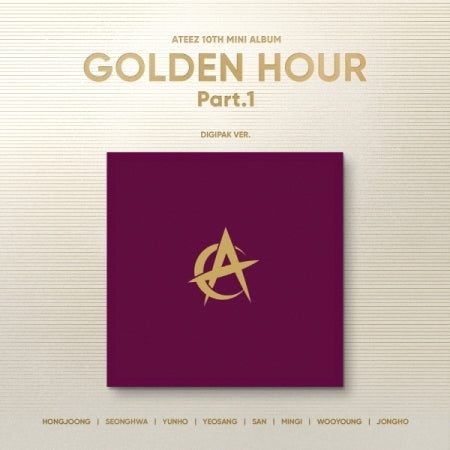 ( PRE ORDER ) ATEEZ-10TH MINI ALBUM [GOLDEN HOUR: PART 1] ( DIGIPAK VER.)