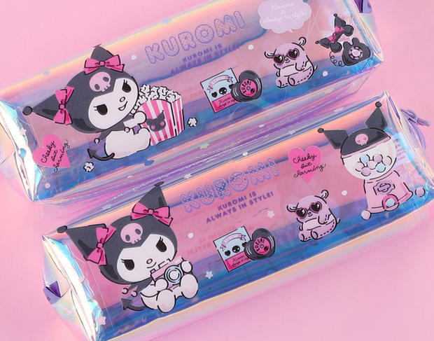 SANRIO - HOLOGRAM SQUARE PENCIL CASE