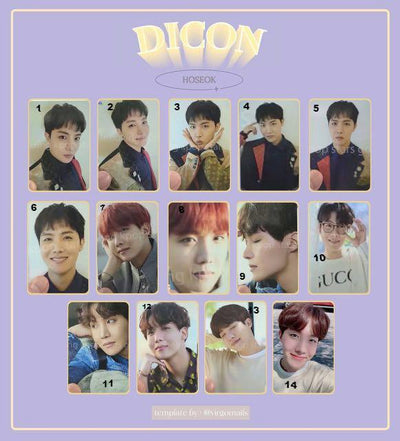 BTS - OFFICIAL PHOTOCARD (DICON) / J-HOPE
