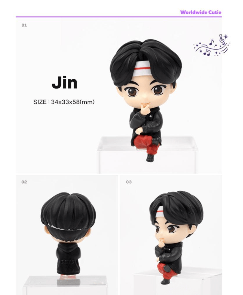 大人気】TinyTAN フィギュア 3体セット V Jin Jung Kook その他