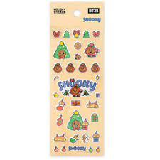 BT21 HOLIDAY STICKER/ OFFICIAL