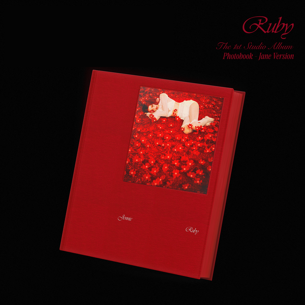 JENNIE ( BLACKPINK ) - The 1ST STUDIO ALBUM [RUBY] PHOTOBOOK VER. (RANDOM)