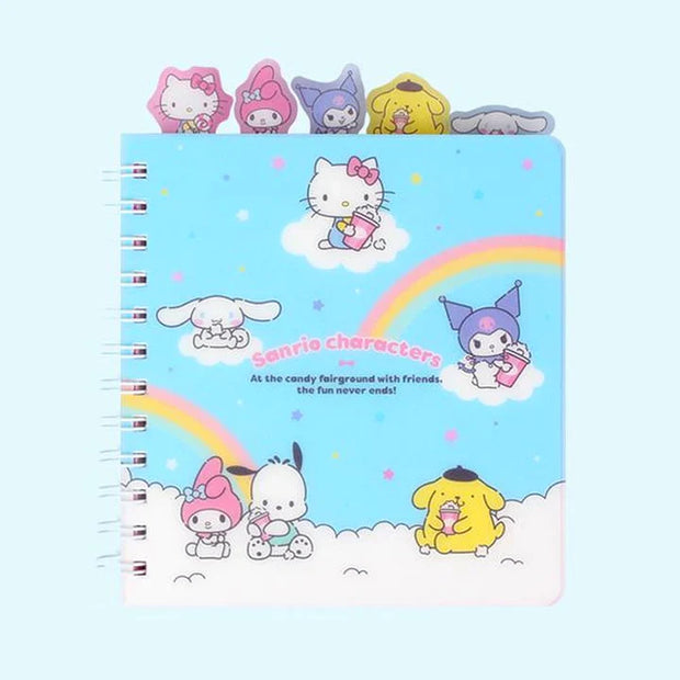 [SANRIO] CHARICTERSE PP INDEX NOTEBOOK/ OFFICIAL