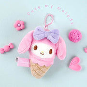 [SANRIO] - ICE CREAM 8cm BAG HANGER HOOK PLUSH / OFFICIAL