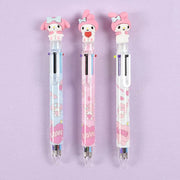 SANRIO FIGURE 6 COLORS BALLPOINT PEN / OFFICIAL