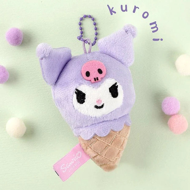 [SANRIO] - ICE CREAM 8cm BAG HANGER HOOK PLUSH / OFFICIAL