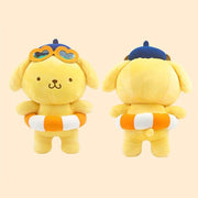 [SANRIO] OFFICIAL STUFFED PLUSH/ SUMMER (with the swimming float)