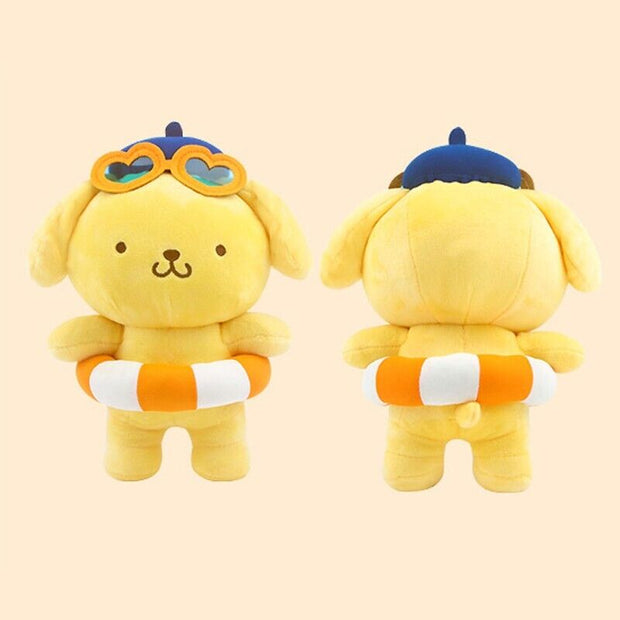 [SANRIO] OFFICIAL STUFFED PLUSH/ SUMMER (with the swimming float)