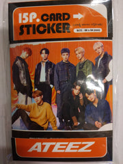 K POP 15 pcs PHOTO CARD STICKER SET - K Pop Pink Store