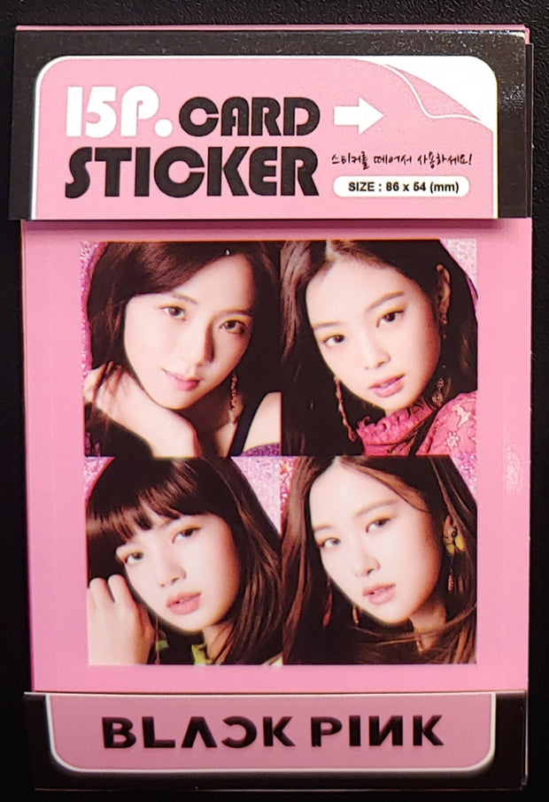 K POP 15 pcs Photo Card Sticker Set - K Pop Pink Store