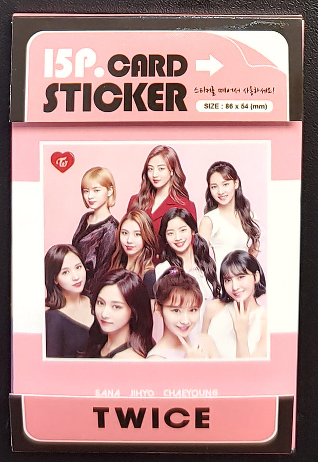K POP 15 pcs Photo Card Sticker Set - K Pop Pink Store